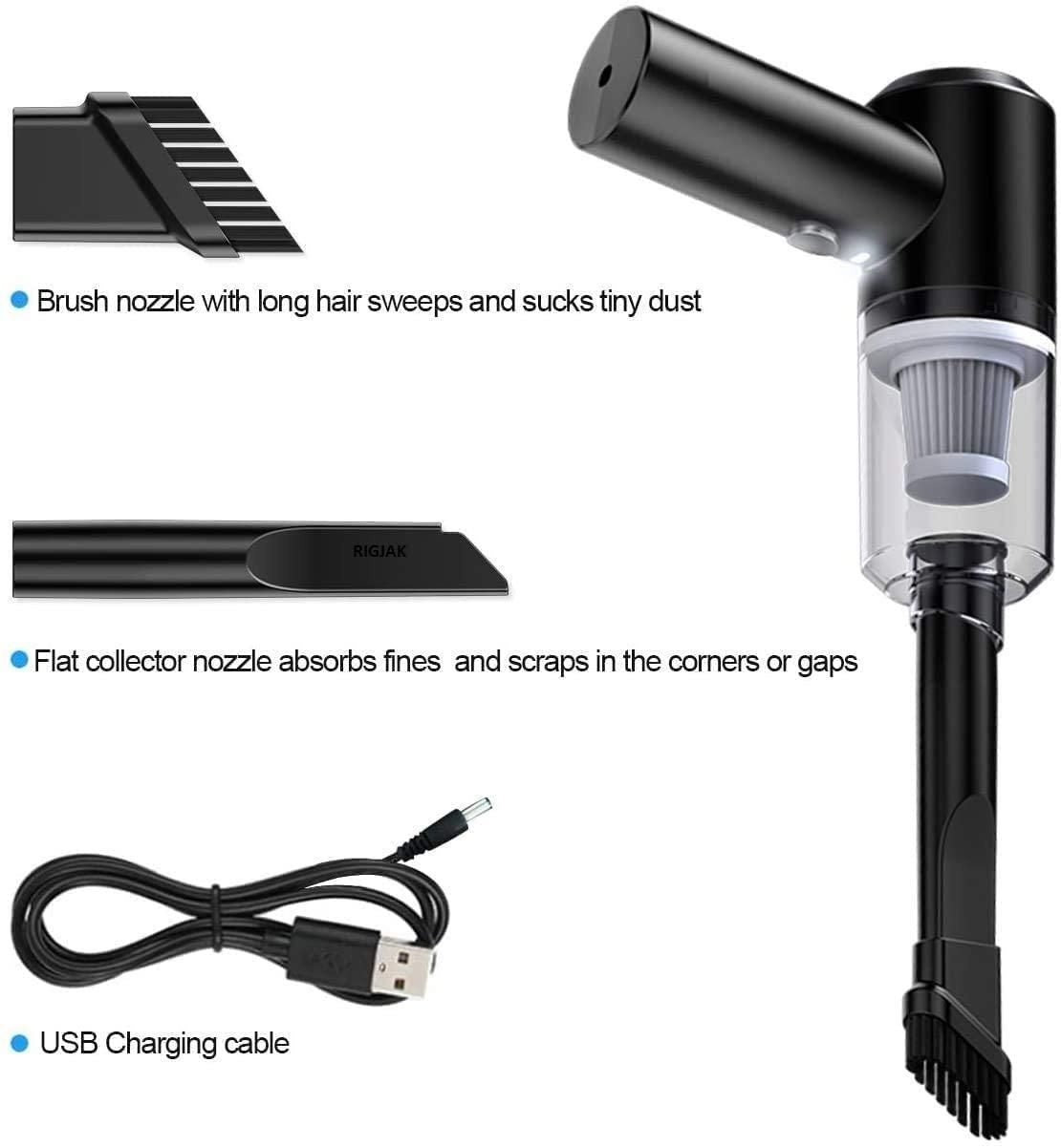 2-in-1 Portable Air Duster & Wireless Vacuum Cleaner – USB Rechargeable, Powerful & Eco-Friendly