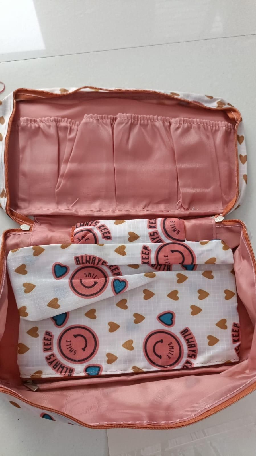 Travel Women’s Storage Bag – Portable, Waterproof, Multi-Compartment Organizer for Cosmetics, Toiletries & Accessories