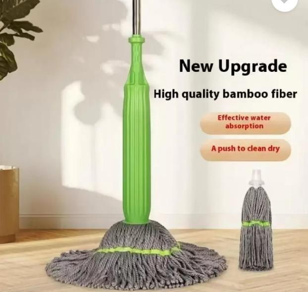 Self-Twisting Microfiber Rotating Mop – Hands-Free 360° Spin Mop for Effortless Cleaning & Quick Drying