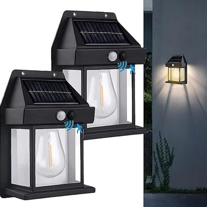 Solar Outdoor Wall Light – Waterproof, Motion Sensor, Auto Chargeable light, Energy-Saving LED Security Lamp