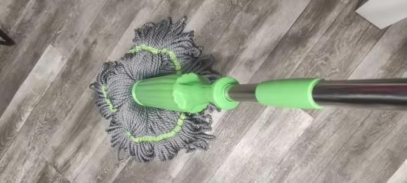 Self-Twisting Microfiber Rotating Mop – Hands-Free 360° Spin Mop for Effortless Cleaning & Quick Drying