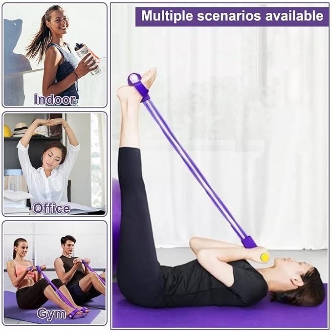 Yoga Pedal Puller Resistance Band – Multifunctional Home Gym Fitness Equipment for Full-Body Workout, Stretching & Strength Training