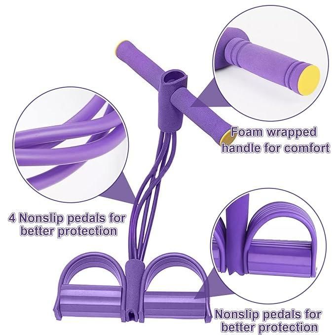 Yoga Pedal Puller Resistance Band – Multifunctional Home Gym Fitness Equipment for Full-Body Workout, Stretching & Strength Training