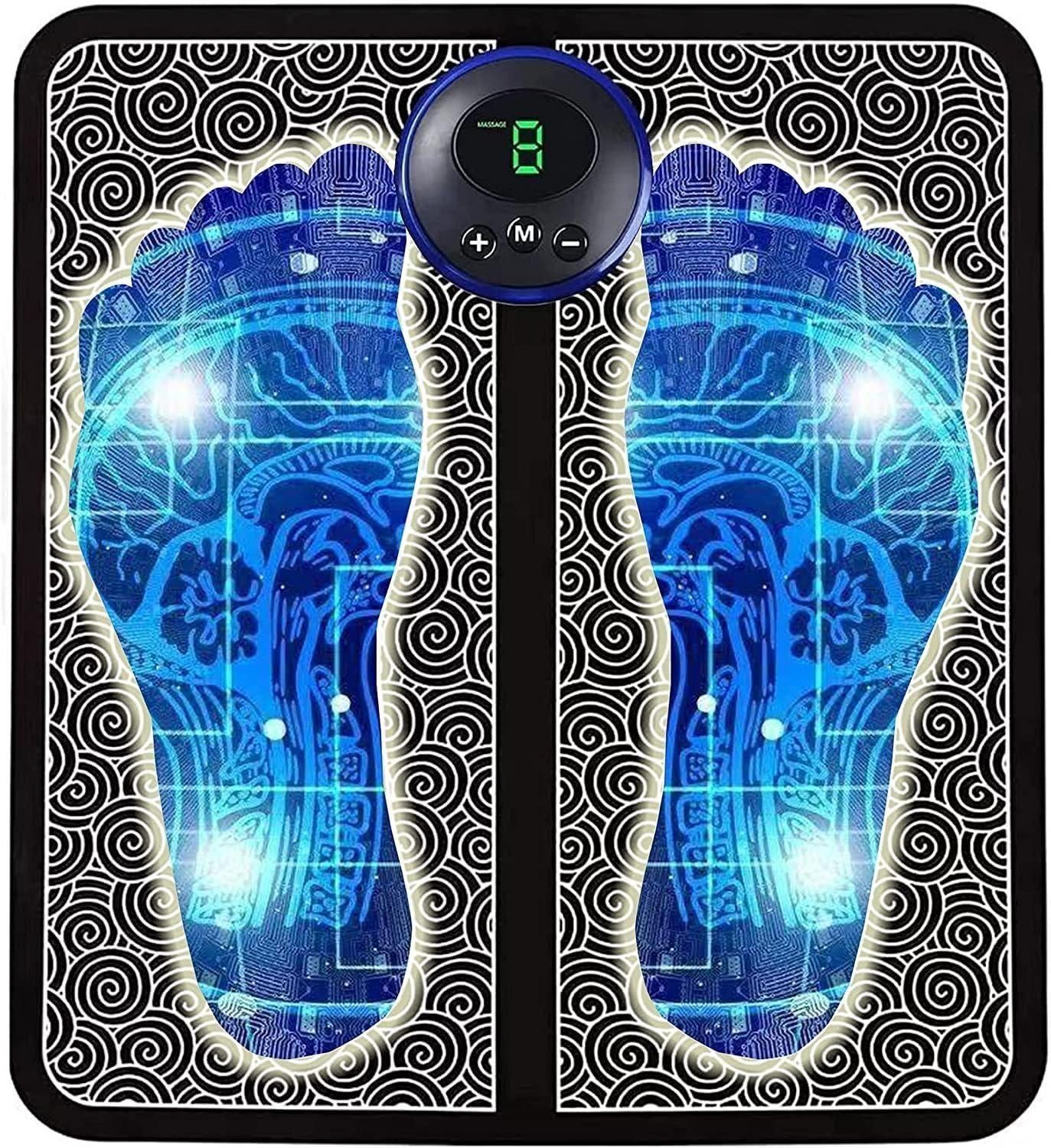 EMS Vibrating Bubble Foot Massager Pad – Portable Electric Relaxation & Pain Relief