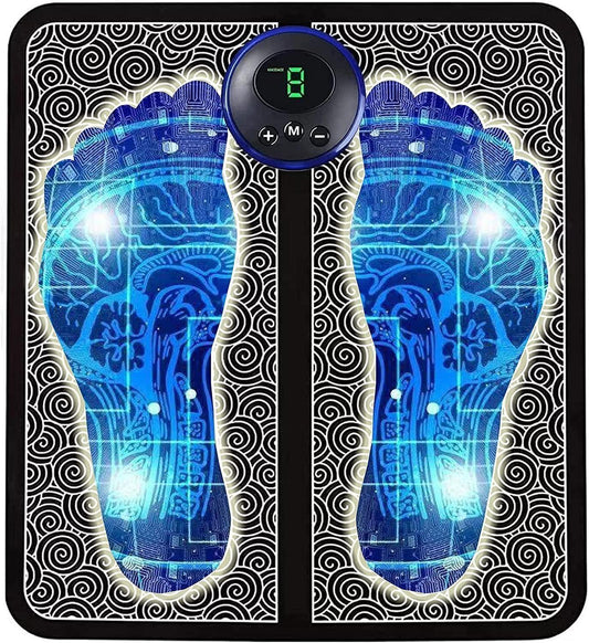 EMS Vibrating Bubble Foot Massager Pad – Portable Electric Relaxation & Pain Relief