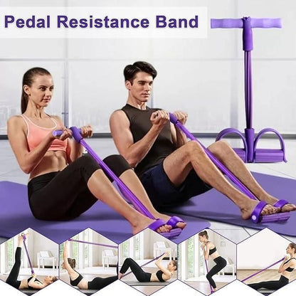 Yoga Pedal Puller Resistance Band – Multifunctional Home Gym Fitness Equipment for Full-Body Workout, Stretching & Strength Training