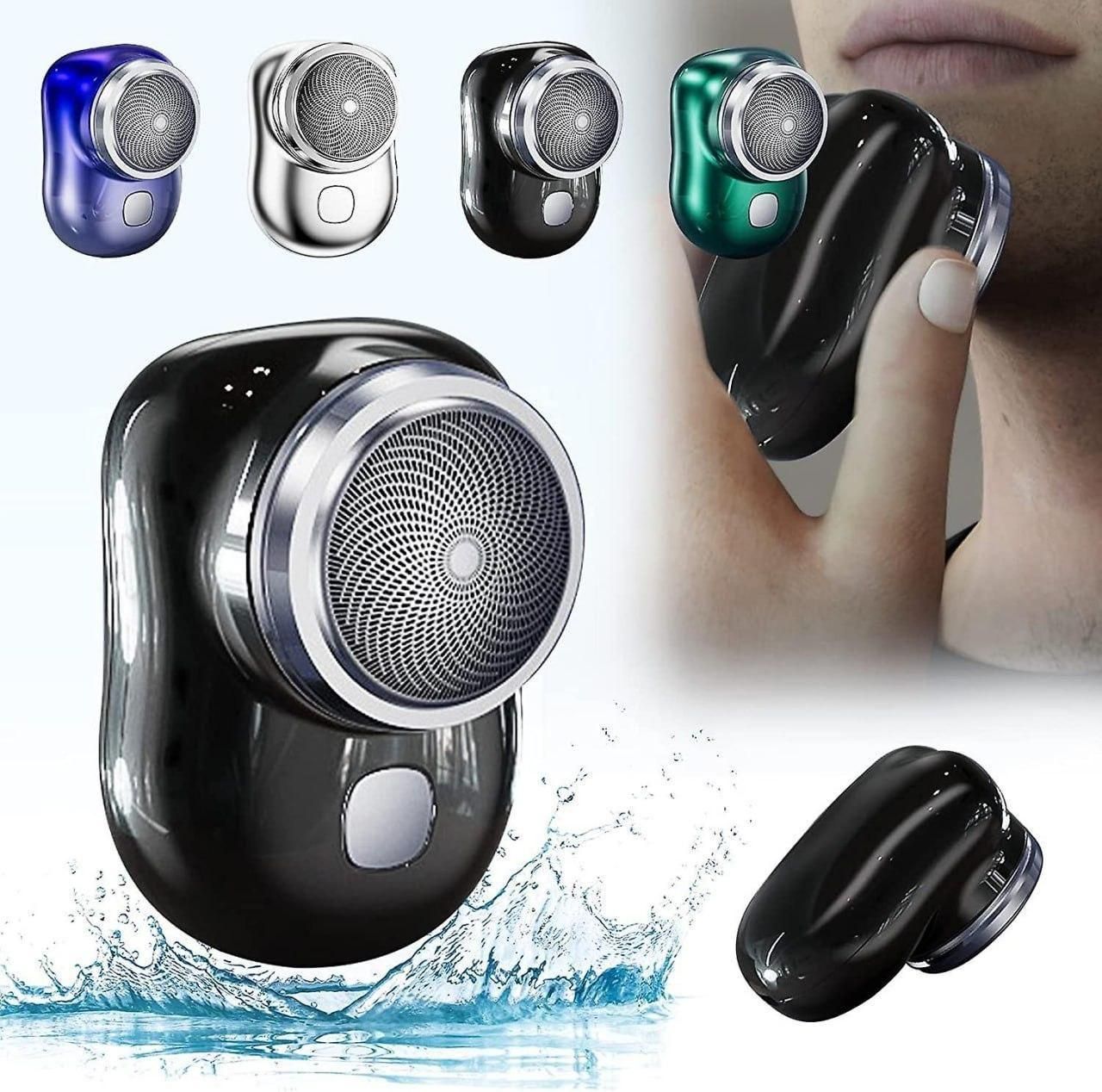 Mini Electric Beard Shaver – Portable USB Rechargeable Travel Razor for Smooth Grooming
