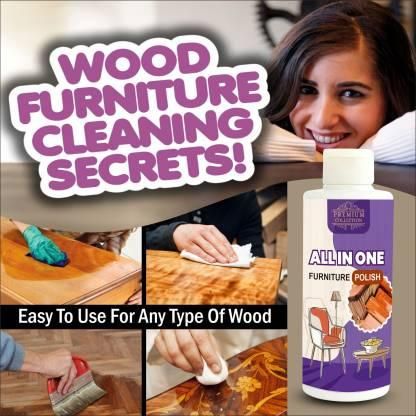 Wood & Furniture Polish Cleaner with lemon scent – Floor Shiner & Coating (100ML Pack of 3)