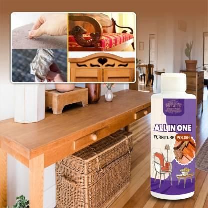 Wood & Furniture Polish Cleaner with lemon scent – Floor Shiner & Coating (100ML Pack of 3)