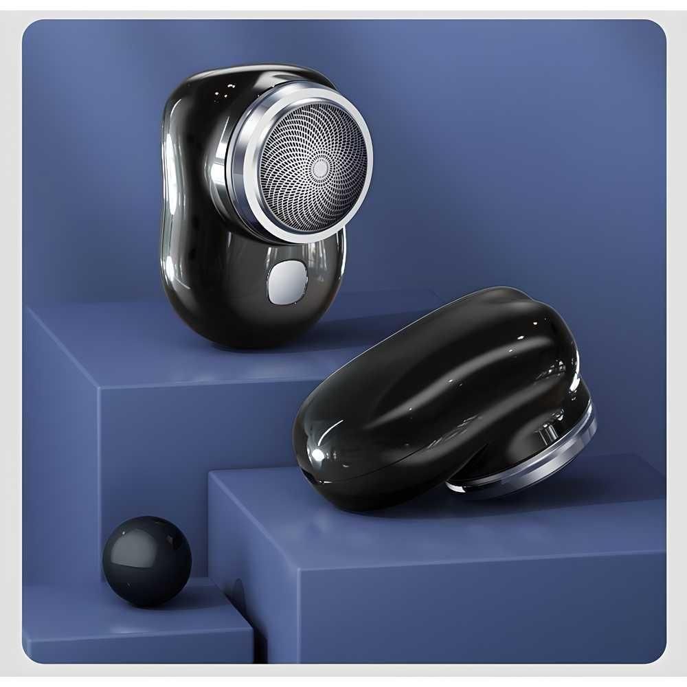 Mini Electric Beard Shaver – Portable USB Rechargeable Travel Razor for Smooth Grooming
