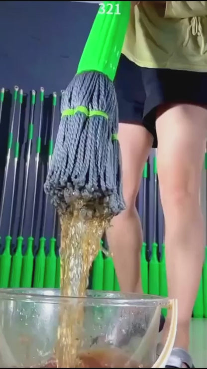 Self-Twisting Microfiber Rotating Mop – Hands-Free 360° Spin Mop for Effortless Cleaning & Quick Drying